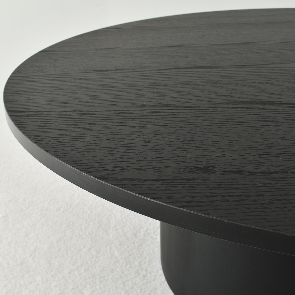 Dwen 40" Modern Round Pedestal Coffee Table