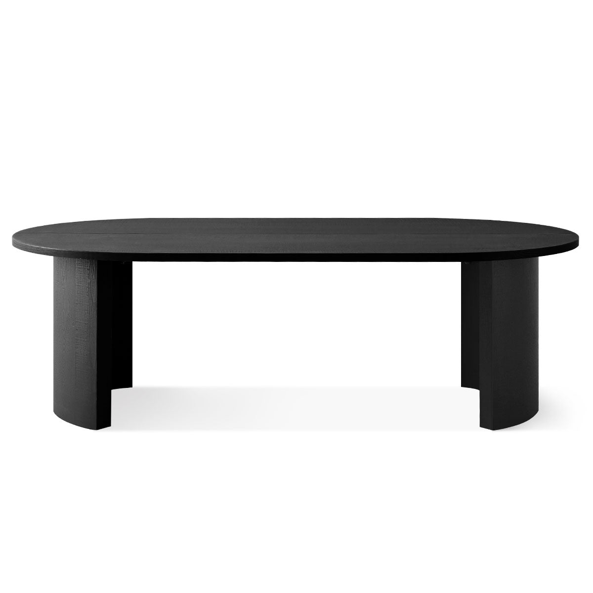 Dwen 51" Black Large Oval Coffee Table