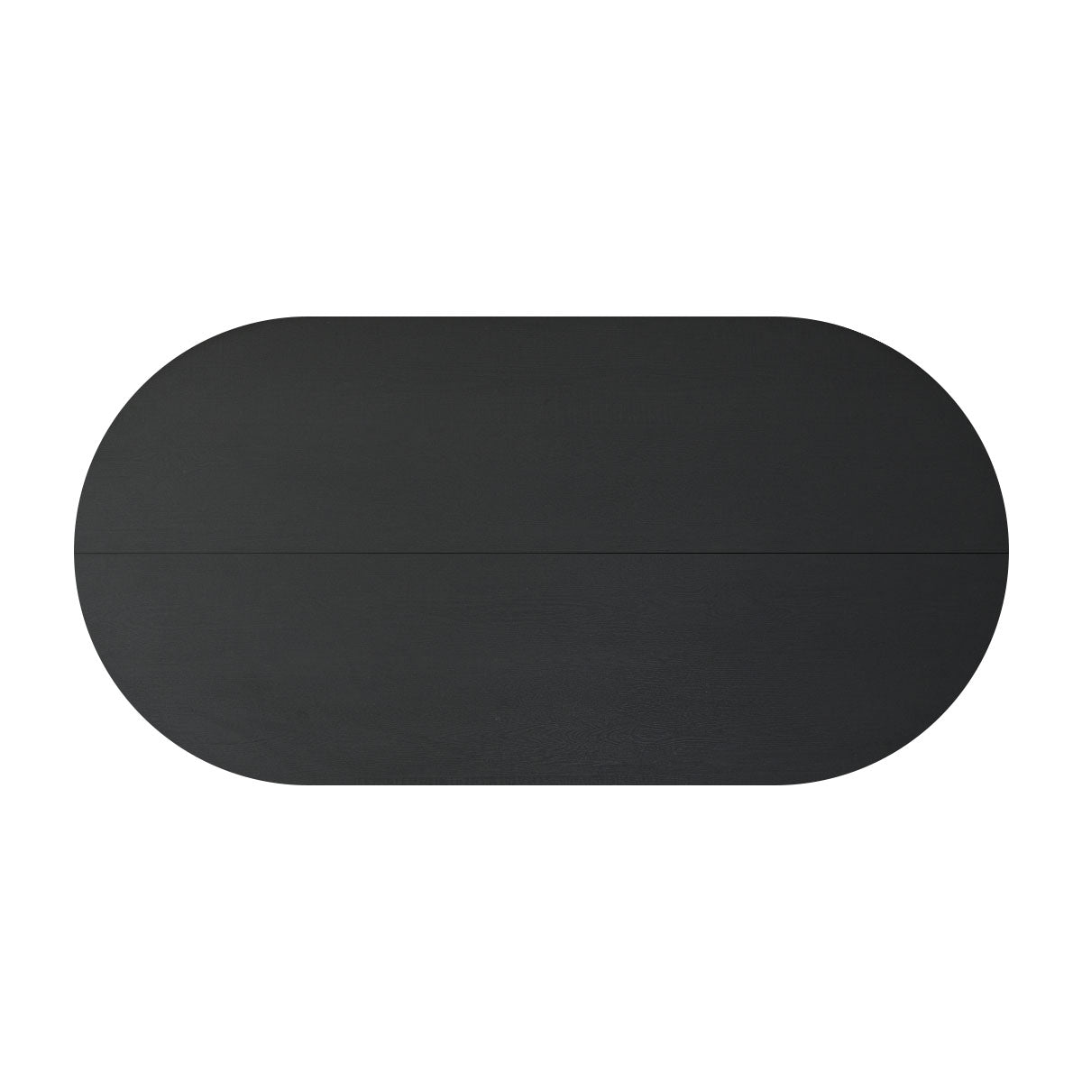 Dwen 51" Black Large Oval Coffee Table