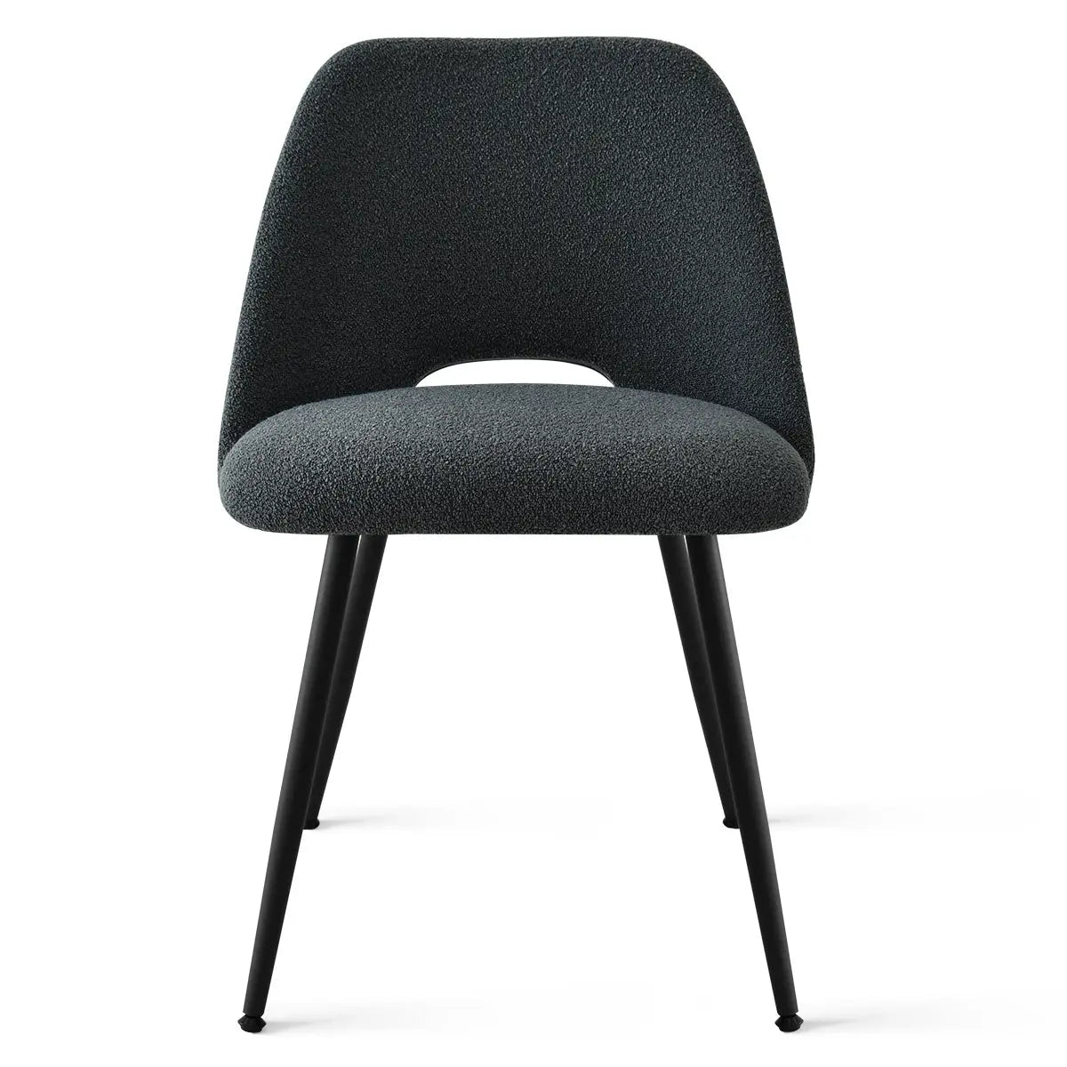 Edwin Modern Upholstered Dining Chair, metal legs, sleek design, ideal for contemporary dining spaces.