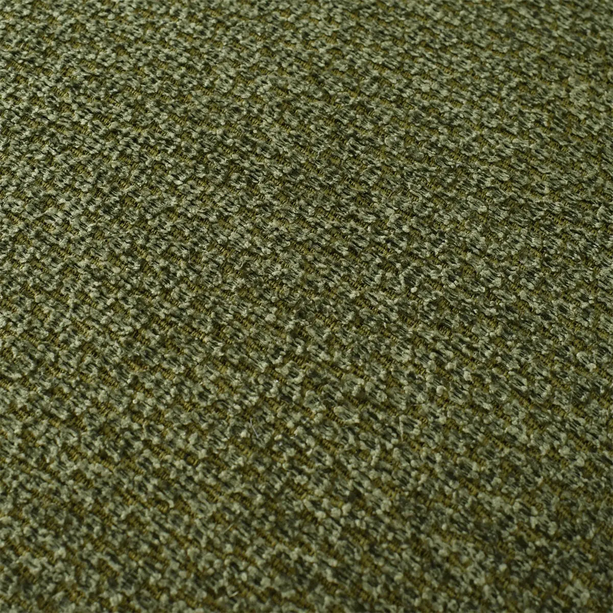 Close-up view of green upholstery fabric for Edwin Modern Upholstered Counter Stool by Studio Living.