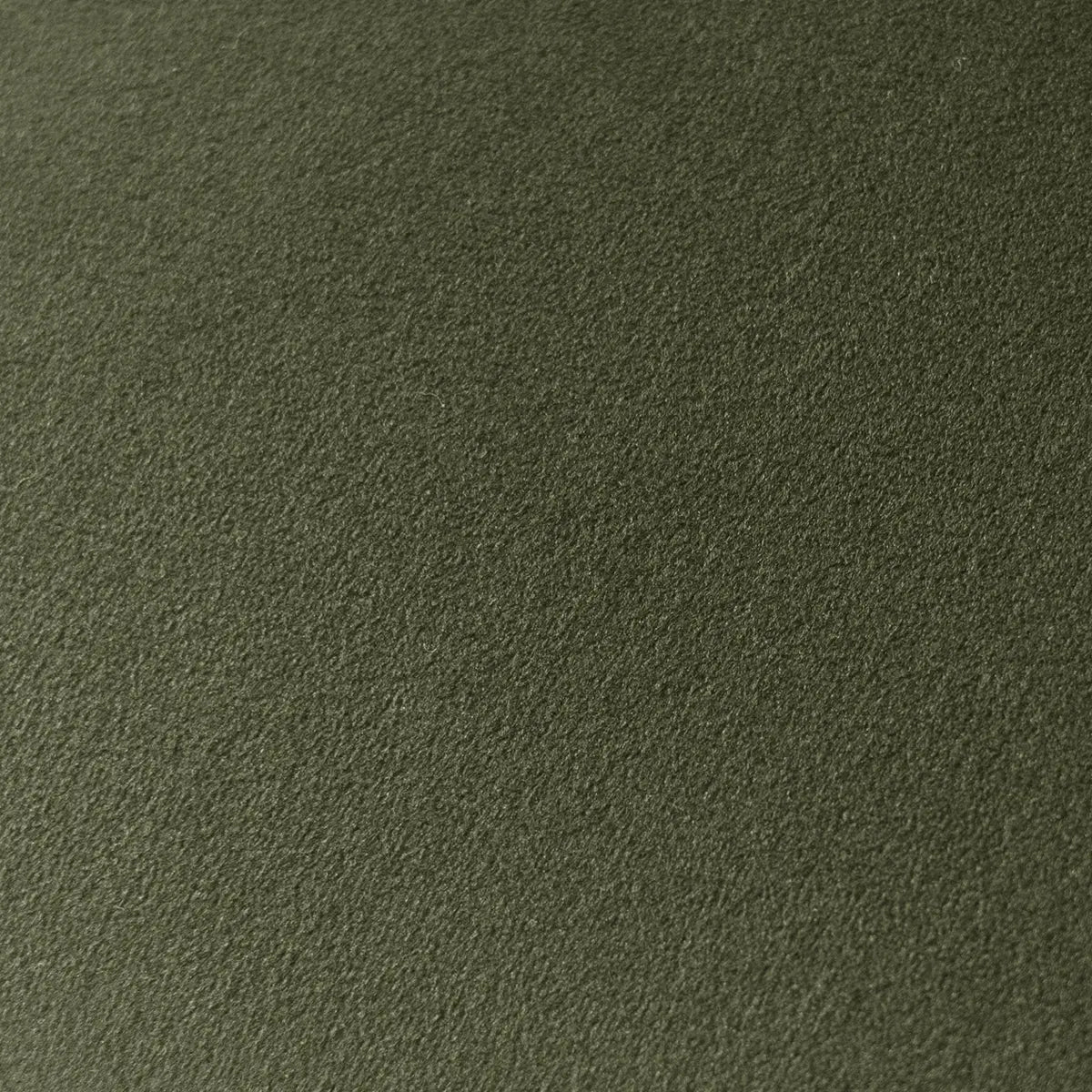 Olive green texture of the Kaia Modern Leather & Velvet Waterfall Bench upholstery.