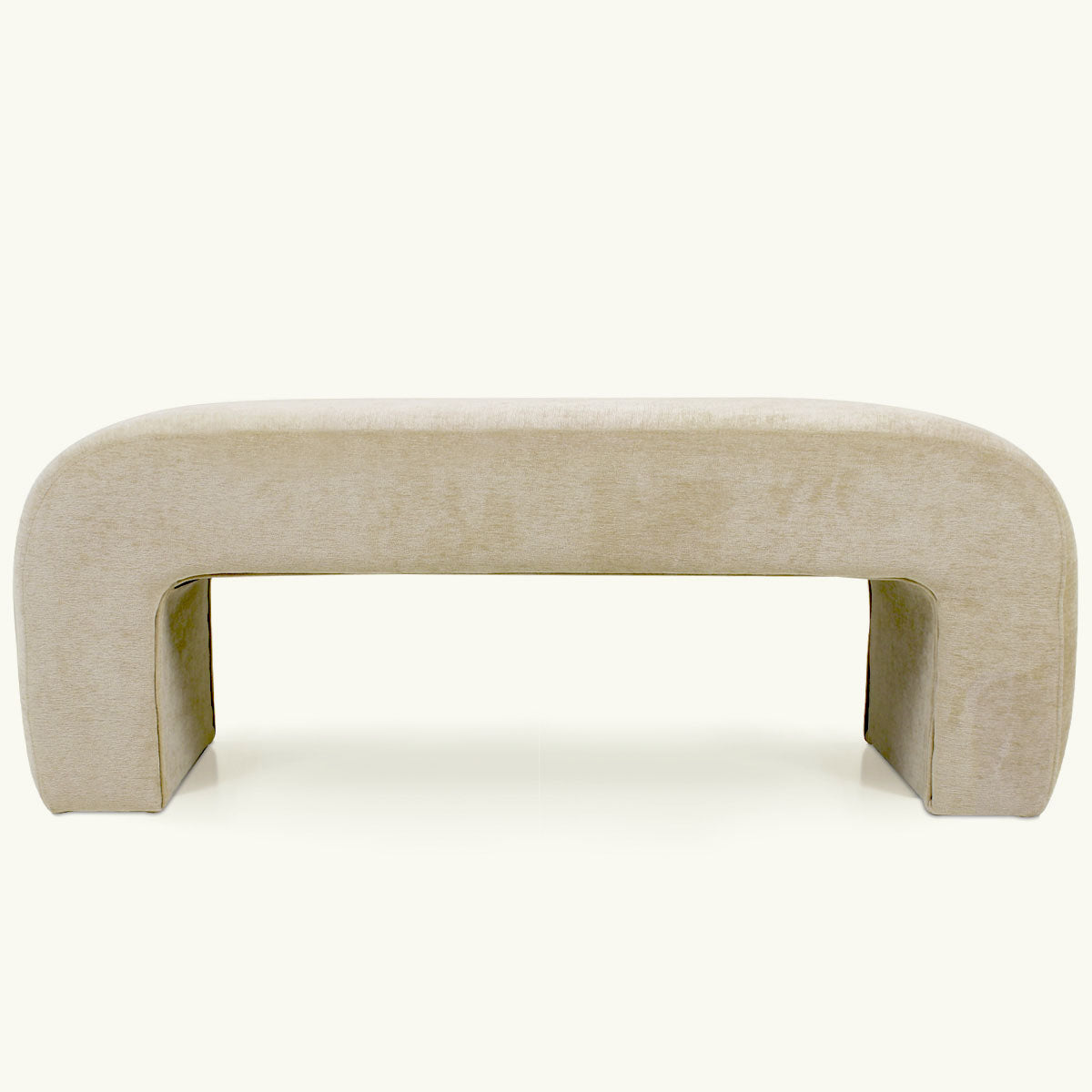 Lily 47" Chenille Accent Waterfall Bench