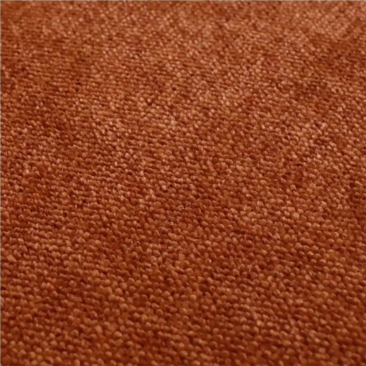 Brown textured fabric closeup of Mason Modern Metal Frame Upholstered Counter Stool.