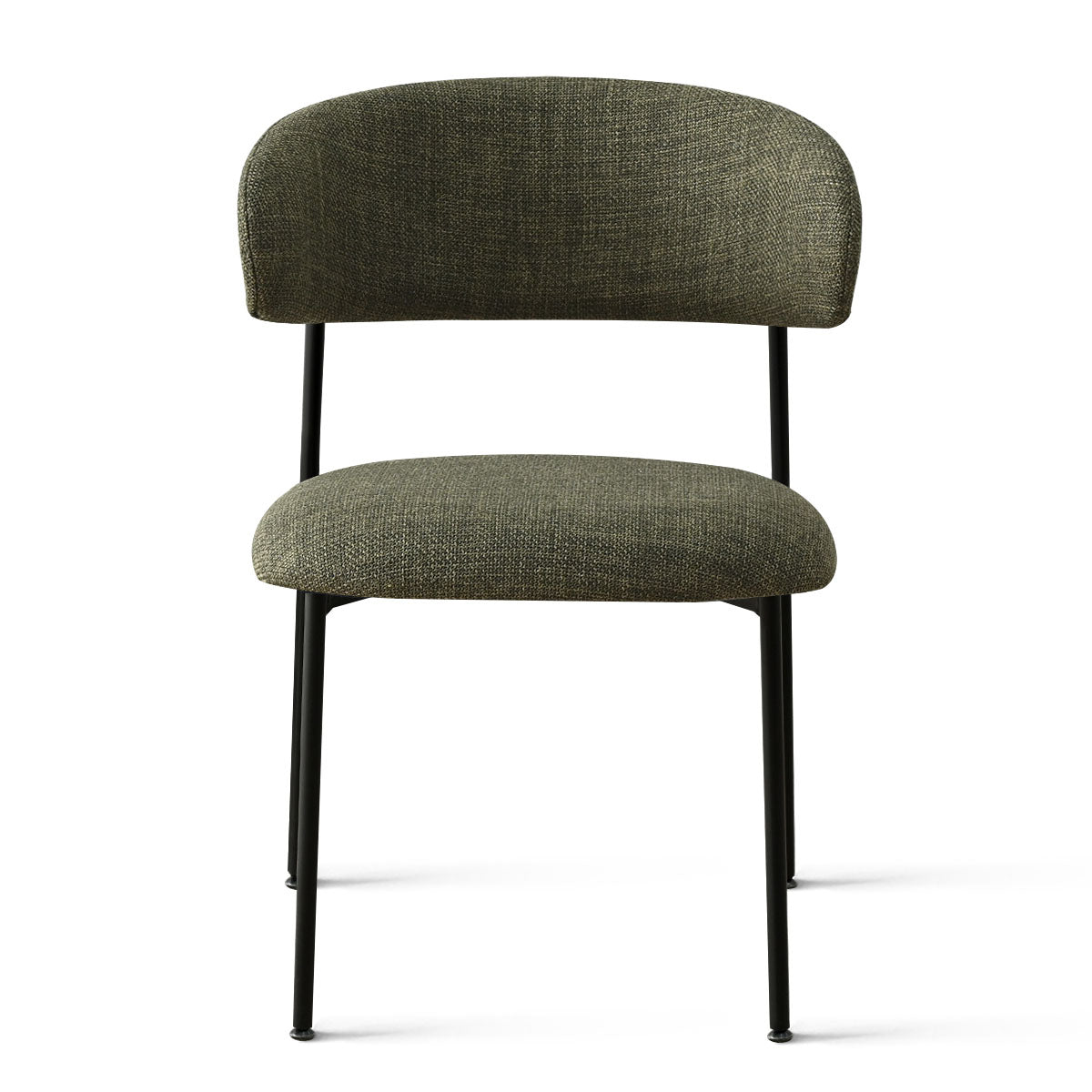 Merida Upholstered Dining Chair With Metal Legs (Set of 2)