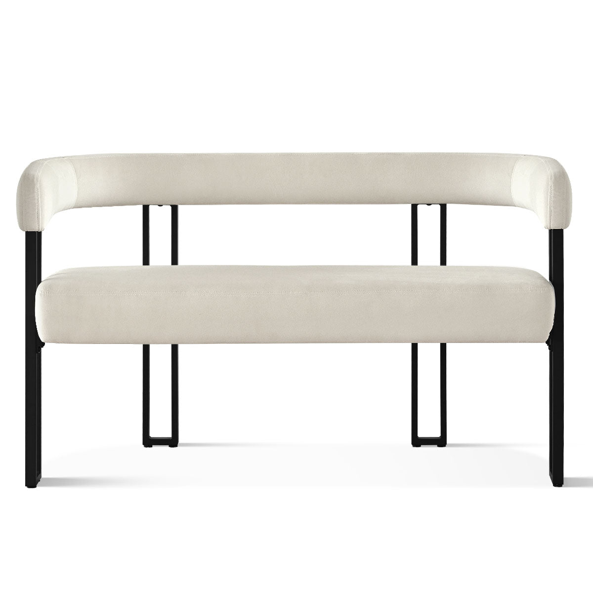 Mia 48.5" Modern Velvet Bench