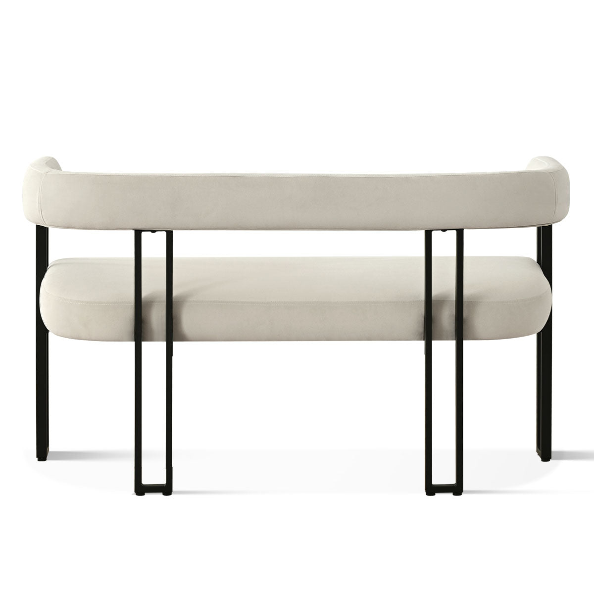 Mia 48.5" Modern Velvet Bench