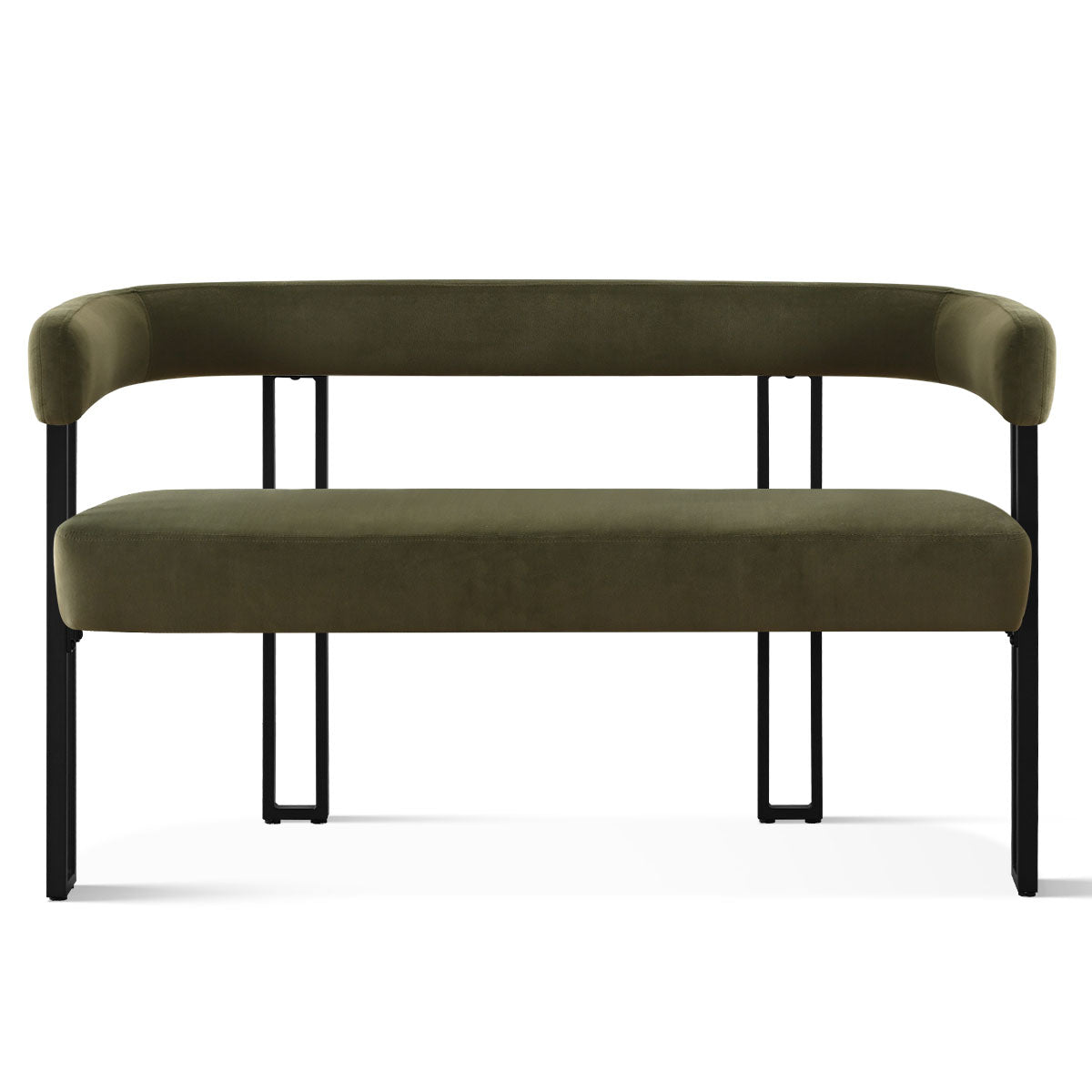 Mia 48.5" Modern Velvet Bench