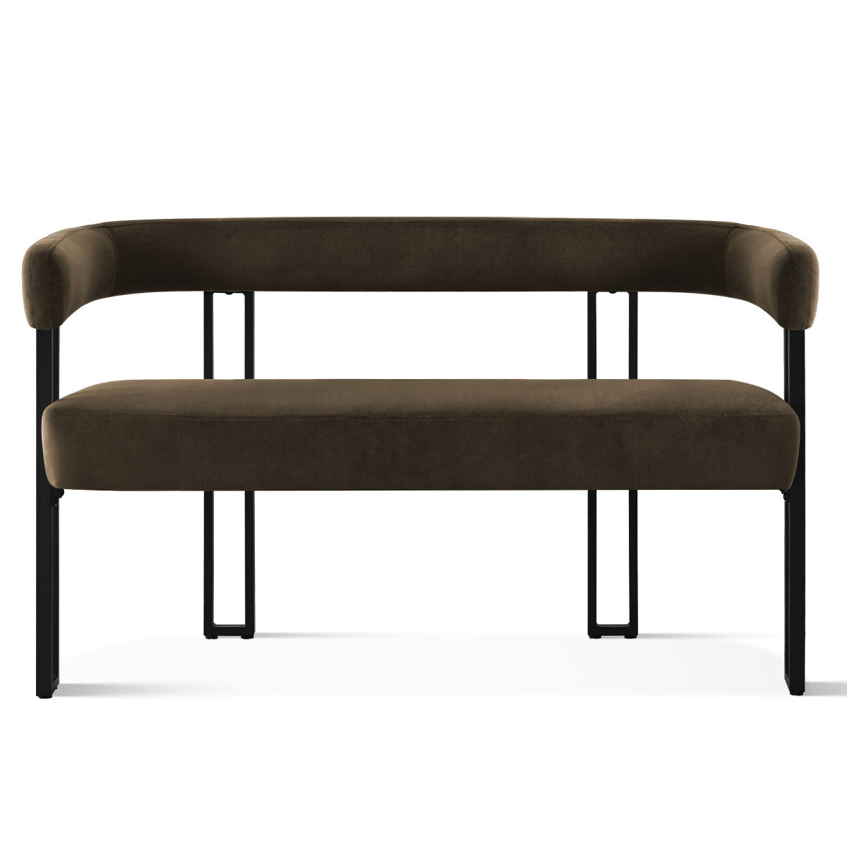 Mia 48.5" Modern Velvet Bench