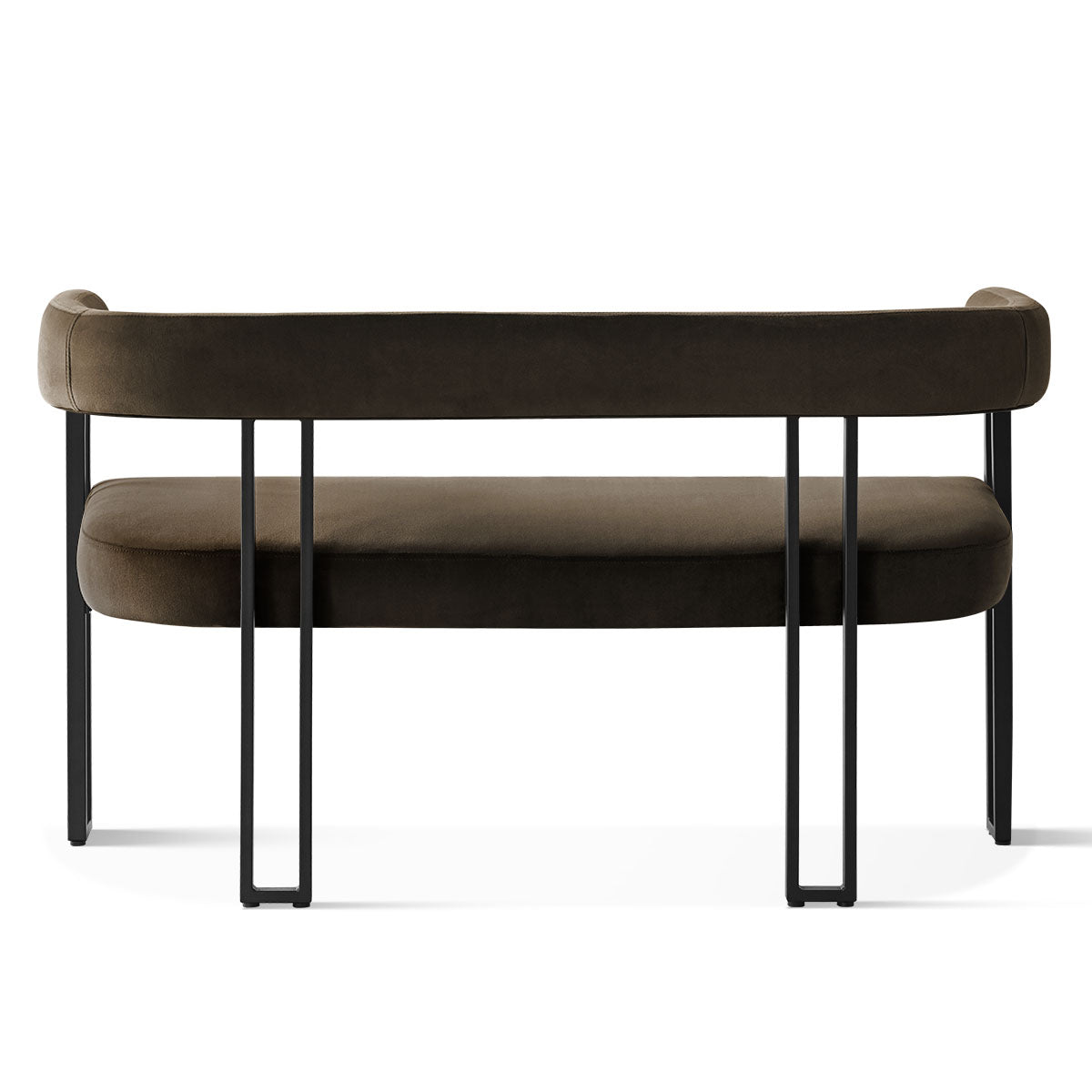 Mia 48.5" Modern Velvet Bench