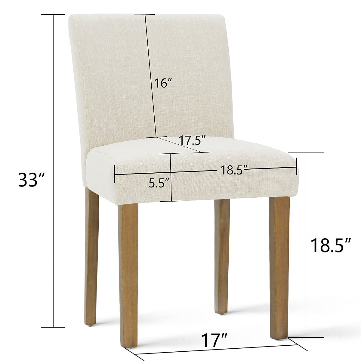 North Upholstered Dining Chair (Set of 2)