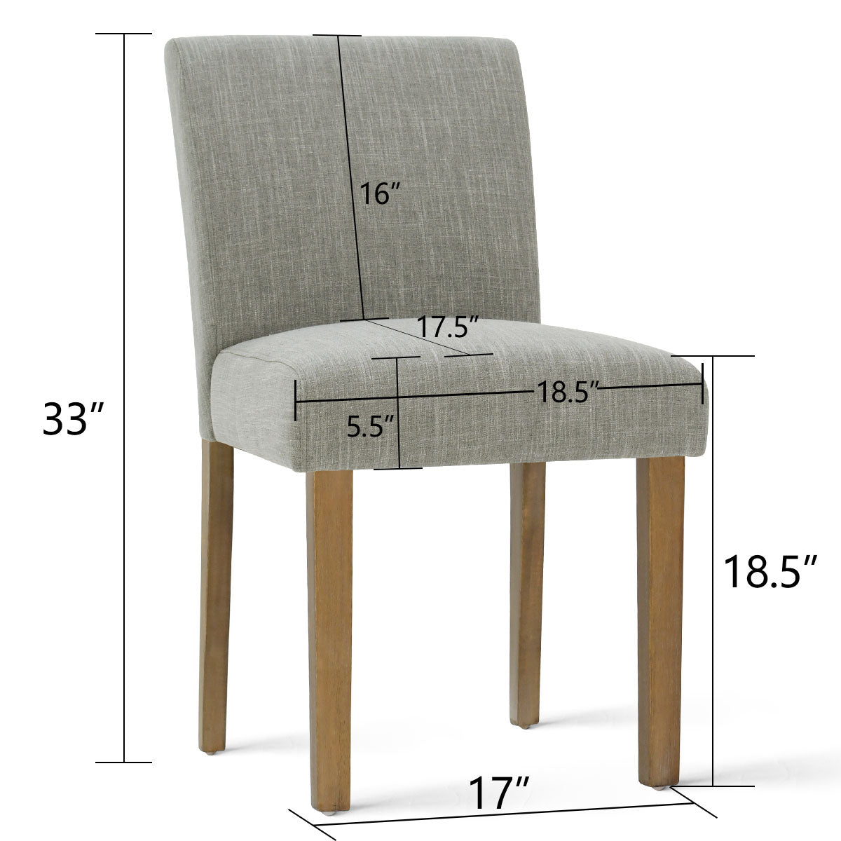 North Upholstered Dining Chair (Set of 2)