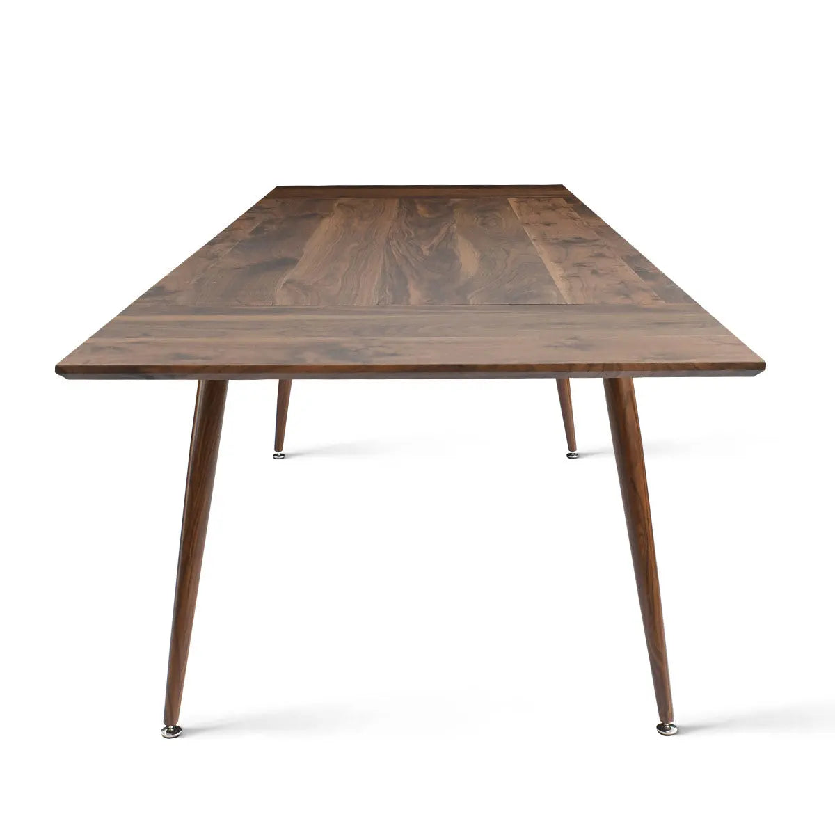 Odense Extendable Dining Table with mid-century design, wooden finish, and sleek legs, no background details.