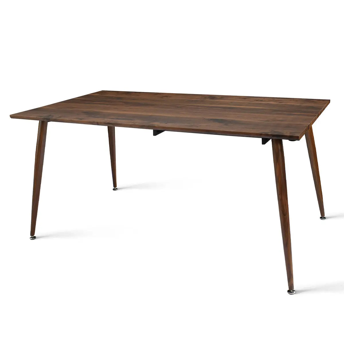 Odense Extendable Dining Table in modern room setting, featuring wood finish and sleek design.